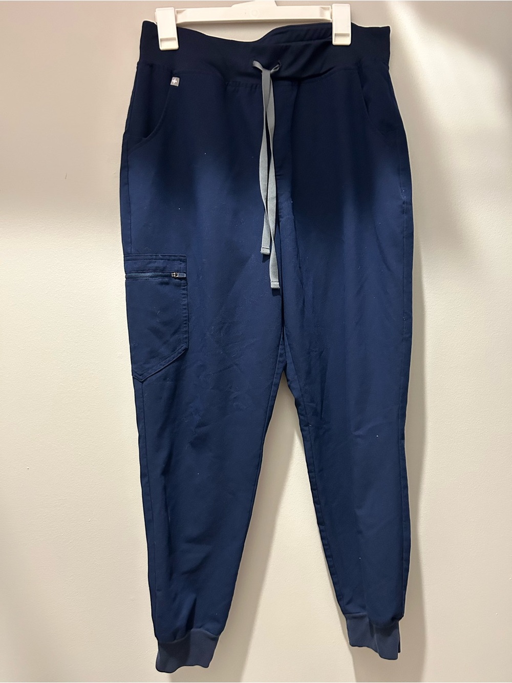 2 pairs Figs Zamora Navy Jogger Scrub Pants Size L